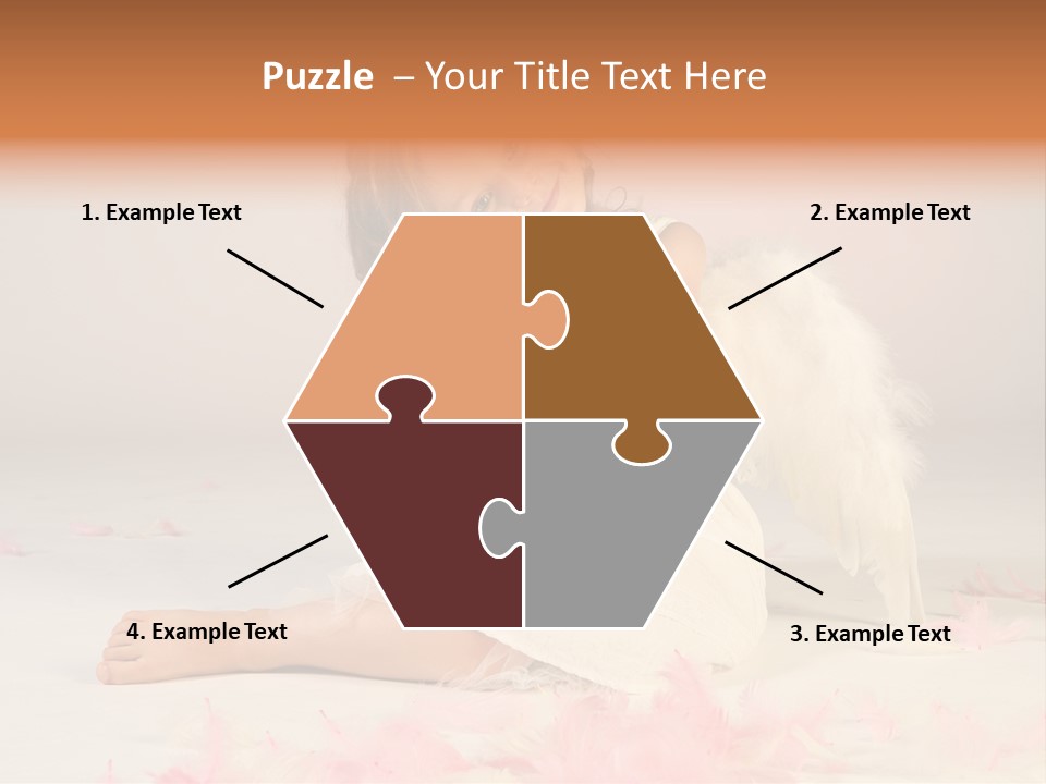 Wing Christmas Feather PowerPoint Template