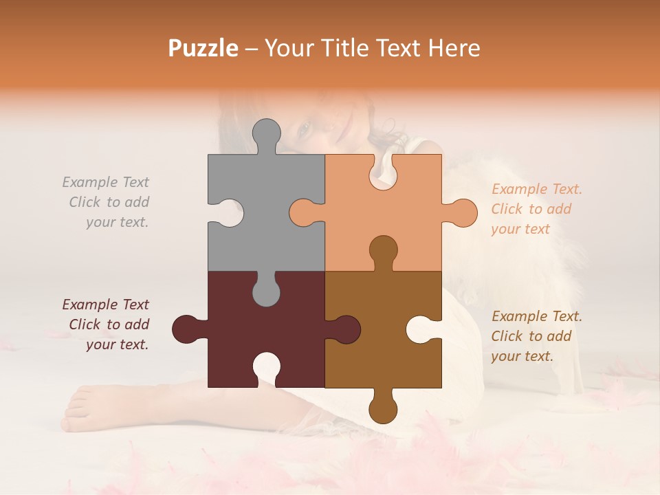 Wing Christmas Feather PowerPoint Template