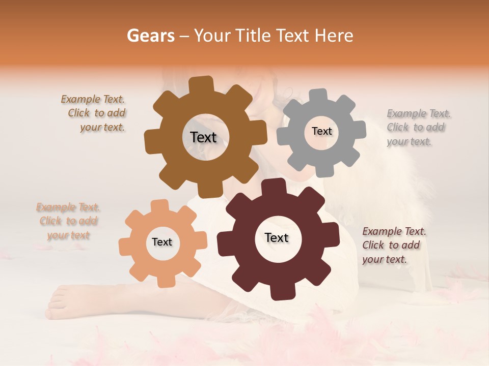 Wing Christmas Feather PowerPoint Template