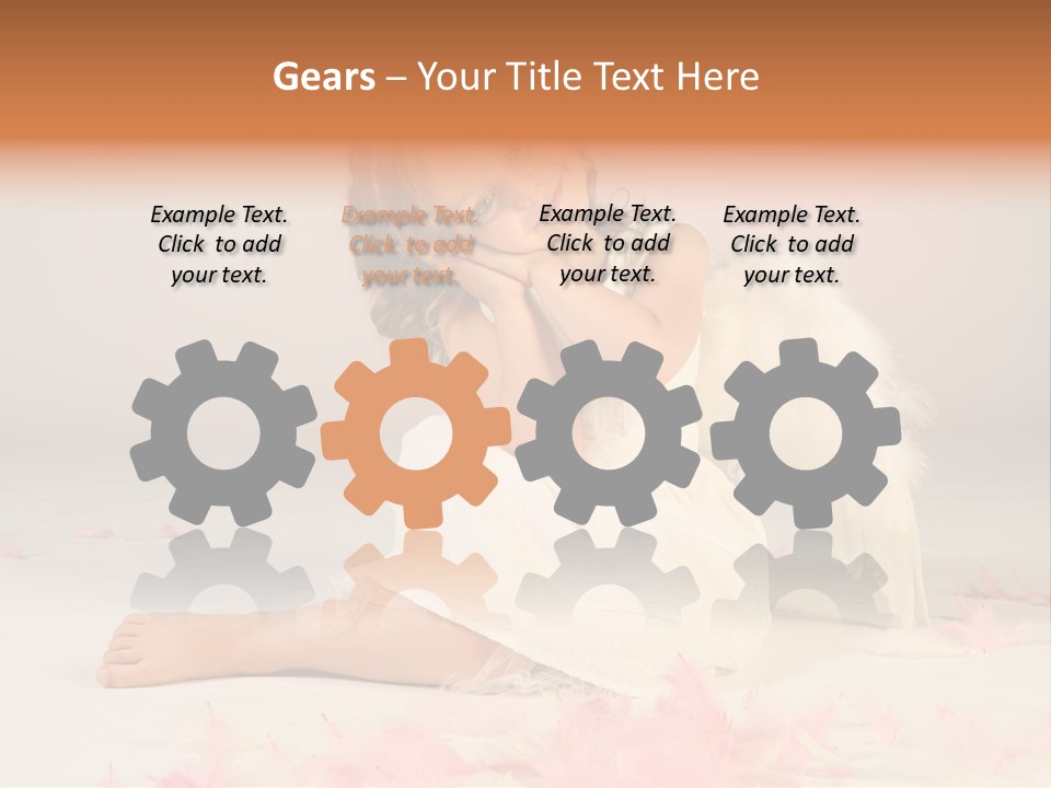 Wing Christmas Feather PowerPoint Template