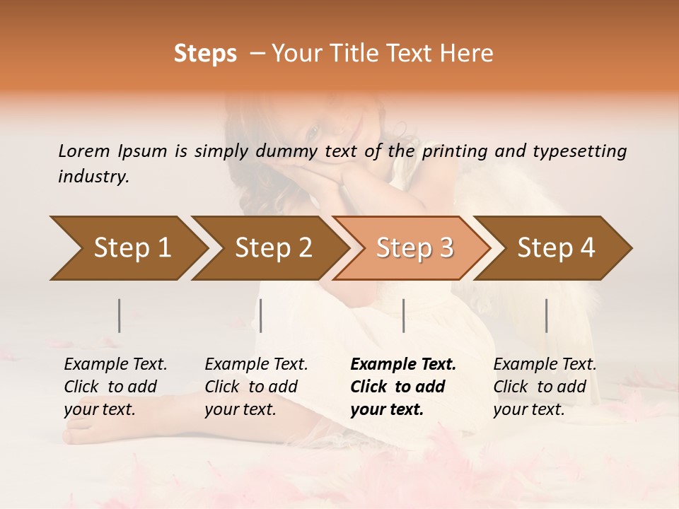 Wing Christmas Feather PowerPoint Template