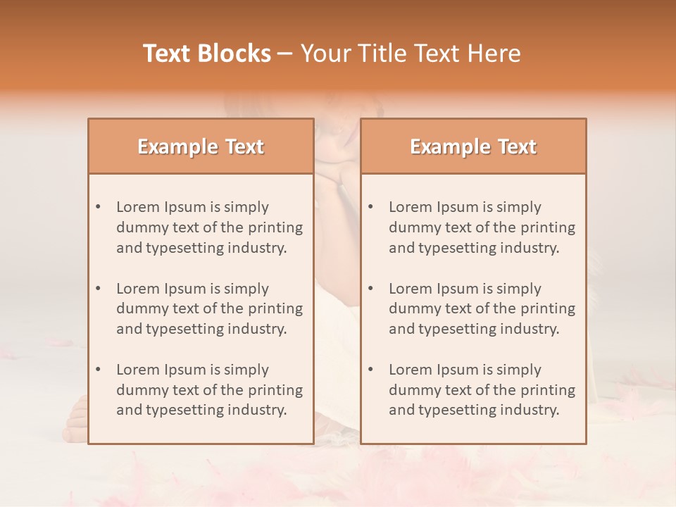 Wing Christmas Feather PowerPoint Template