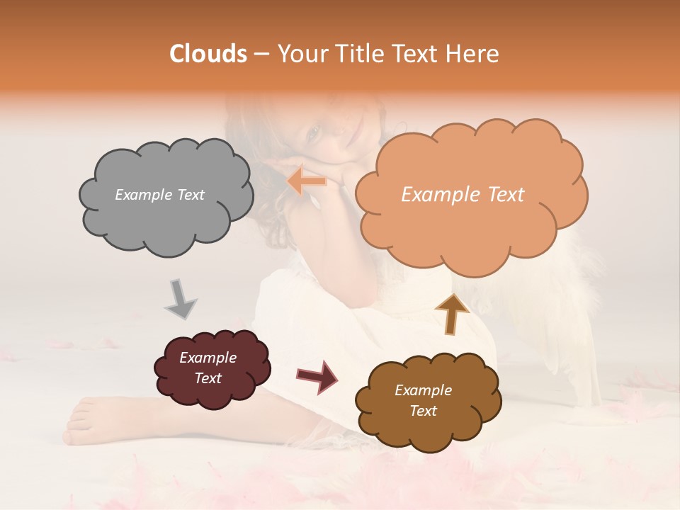 Wing Christmas Feather PowerPoint Template