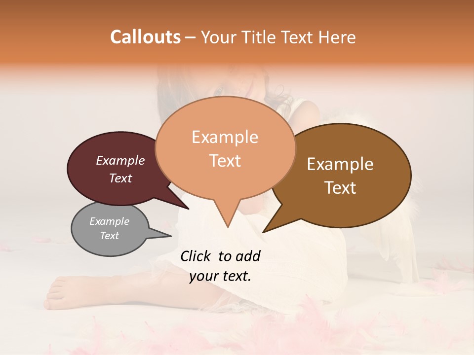 Wing Christmas Feather PowerPoint Template