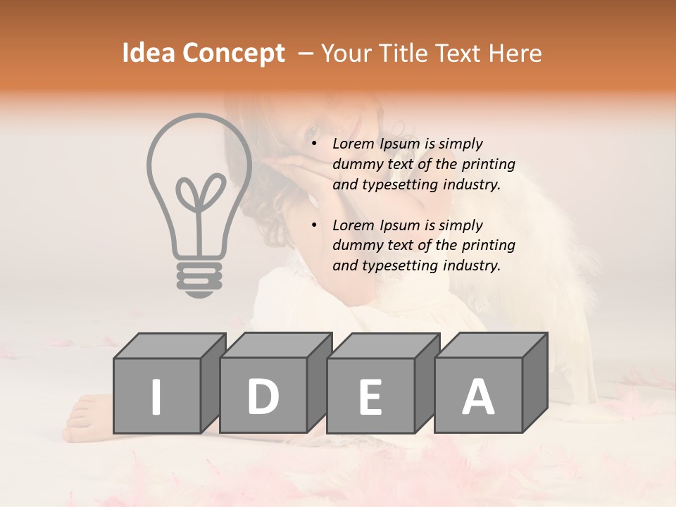 Wing Christmas Feather PowerPoint Template