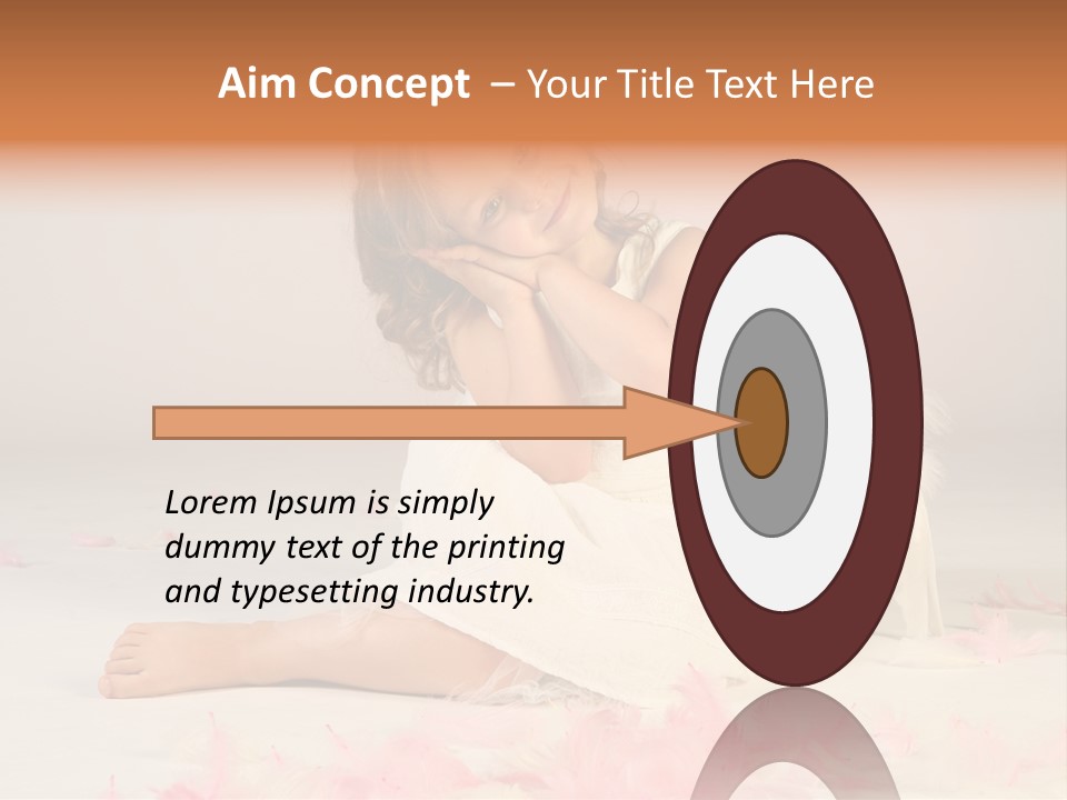 Wing Christmas Feather PowerPoint Template