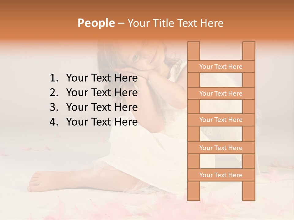 Wing Christmas Feather PowerPoint Template