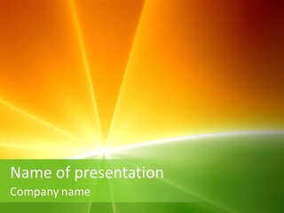 Creative Ray Lines PowerPoint Template