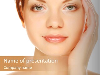 Closeup Human Expressive PowerPoint Template