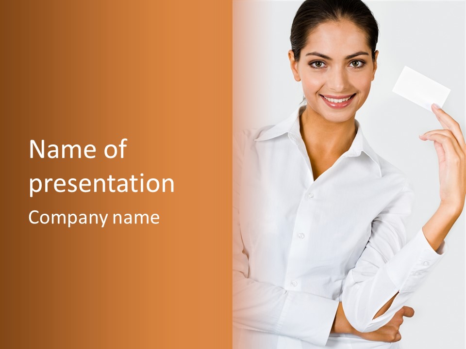 Commerce Beautiful Confident PowerPoint Template