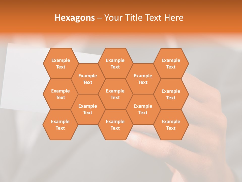 Partner Card Smiling PowerPoint Template