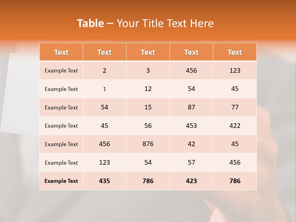Partner Card Smiling PowerPoint Template