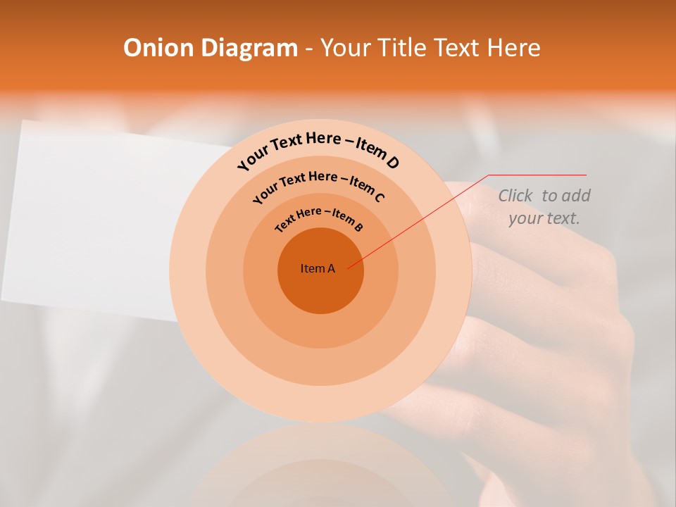 Partner Card Smiling PowerPoint Template