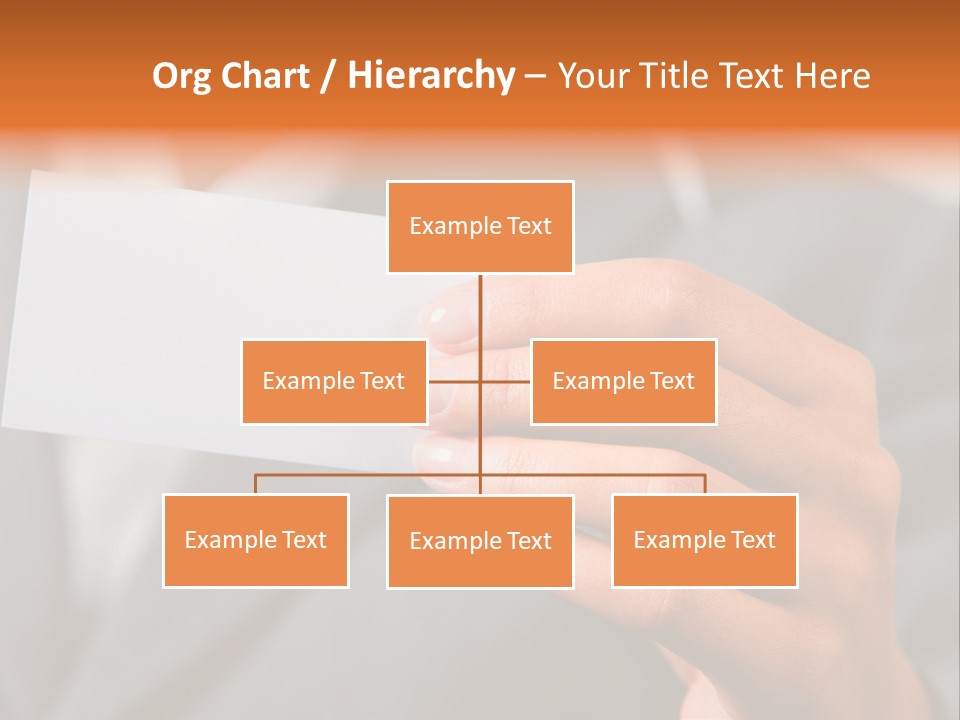 Partner Card Smiling PowerPoint Template