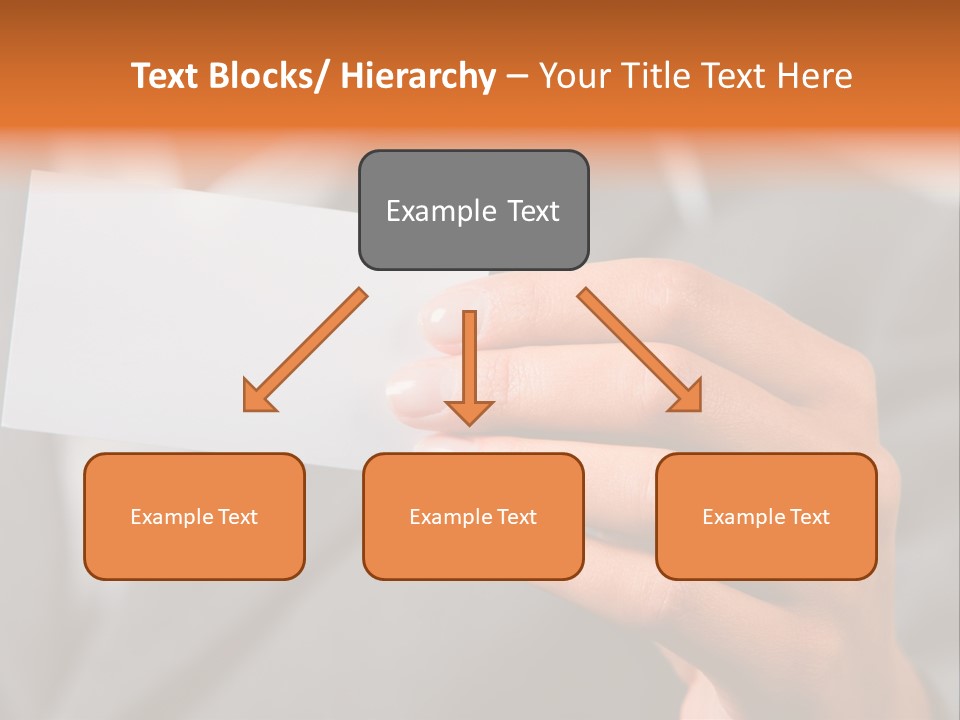 Partner Card Smiling PowerPoint Template