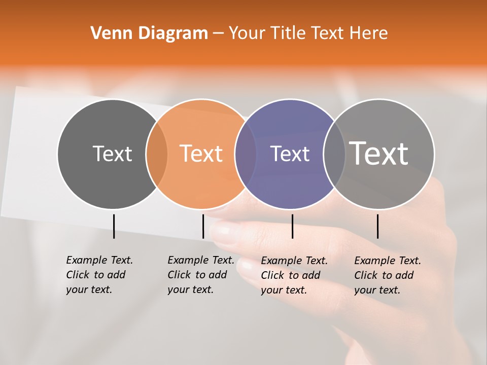 Partner Card Smiling PowerPoint Template