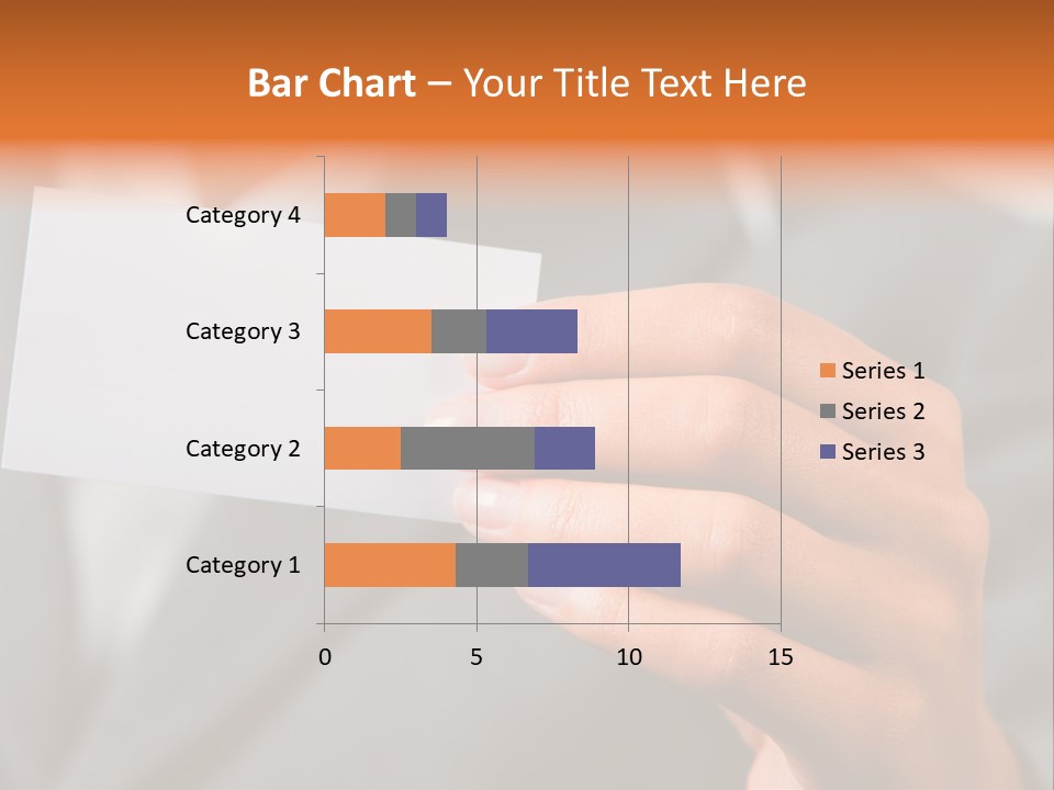 Partner Card Smiling PowerPoint Template
