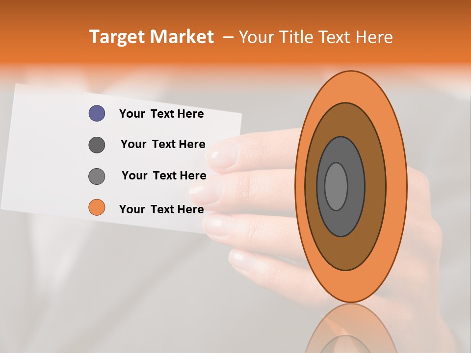 Partner Card Smiling PowerPoint Template