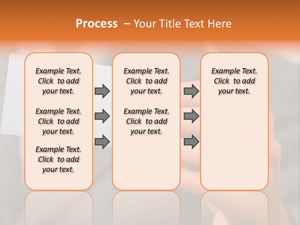 Partner Card Smiling PowerPoint Template