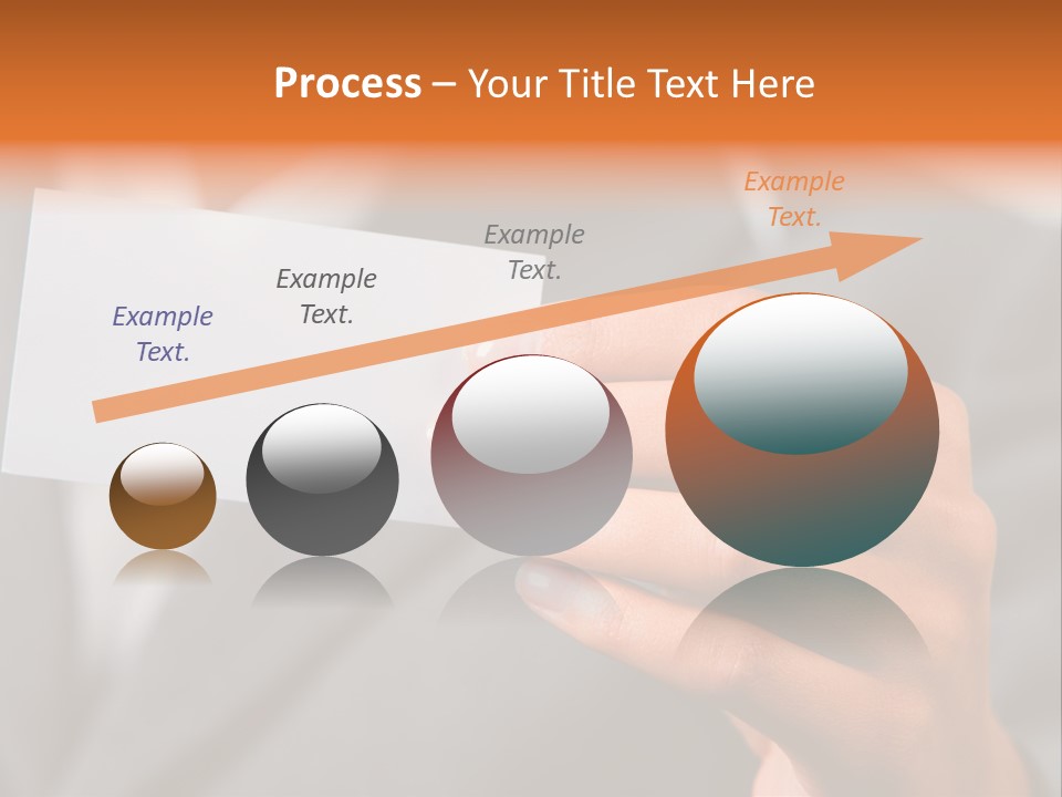 Partner Card Smiling PowerPoint Template