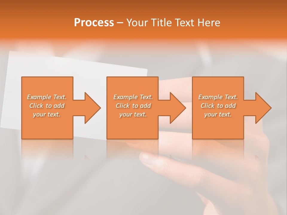 Partner Card Smiling PowerPoint Template