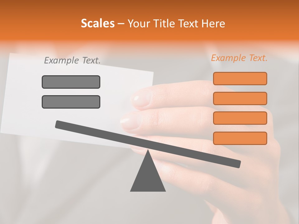 Partner Card Smiling PowerPoint Template