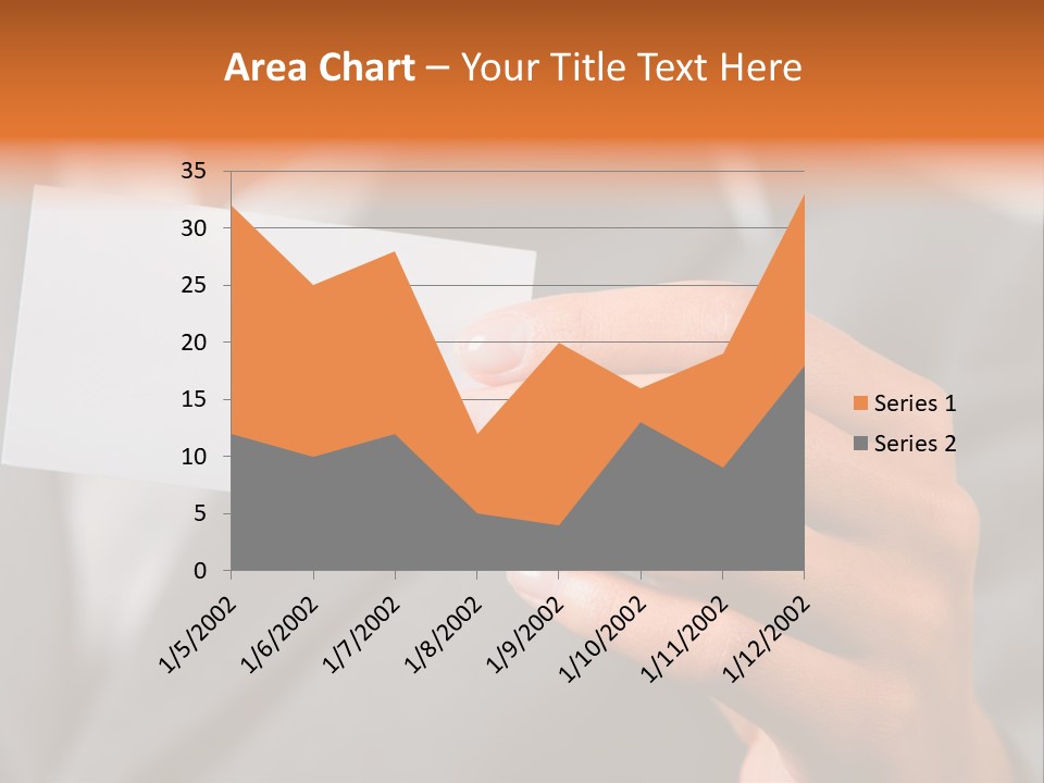 Partner Card Smiling PowerPoint Template