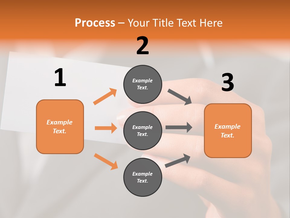 Partner Card Smiling PowerPoint Template