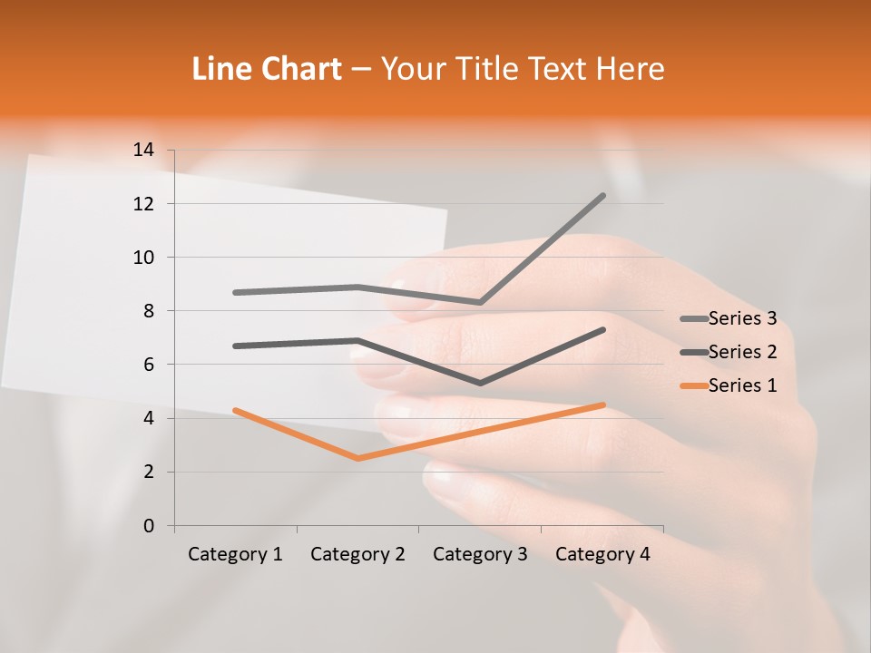 Partner Card Smiling PowerPoint Template