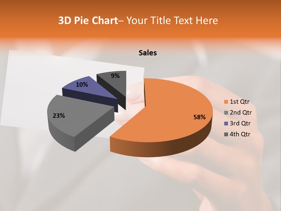 Partner Card Smiling PowerPoint Template