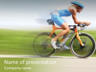 Man Boy Competitor PowerPoint Template