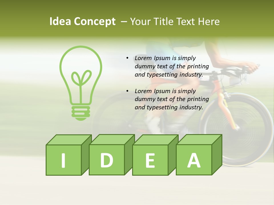 Man Boy Competitor PowerPoint Template