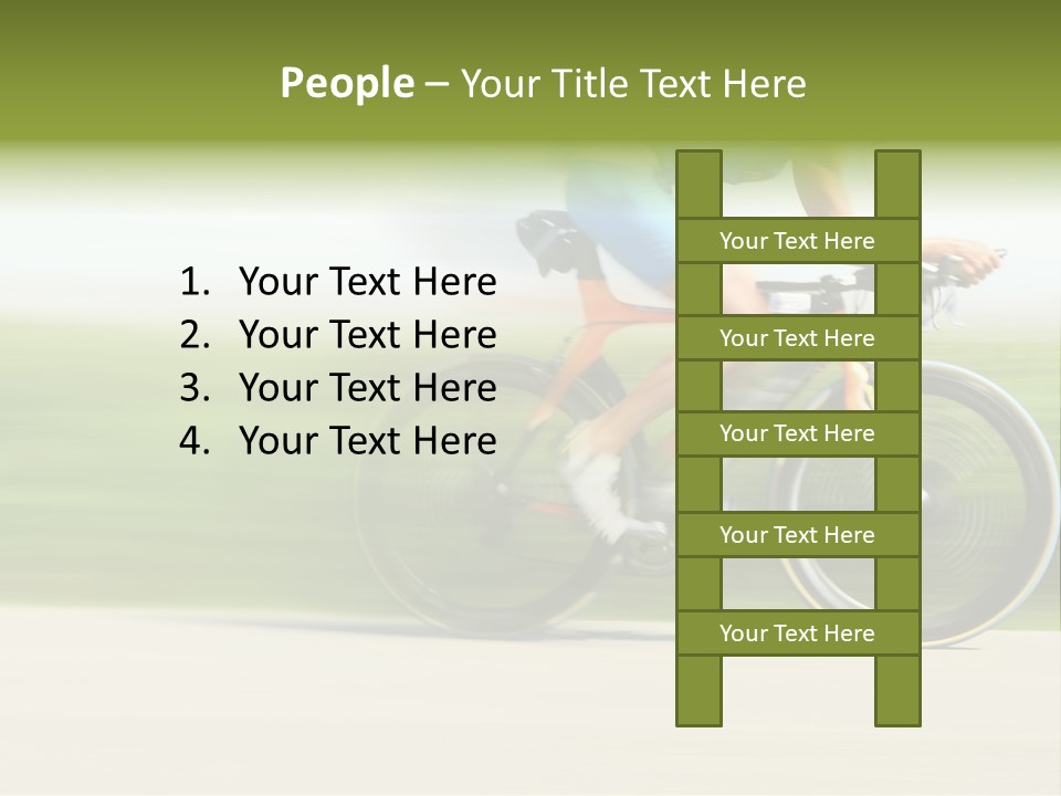 Man Boy Competitor PowerPoint Template