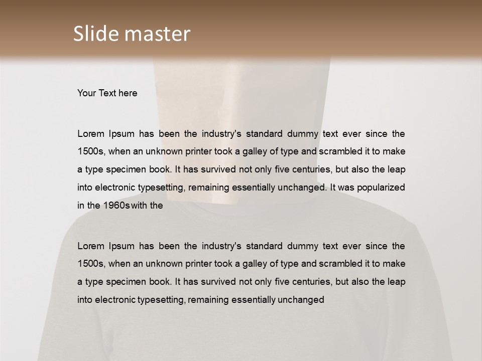 Neutral Face Psychology PowerPoint Template