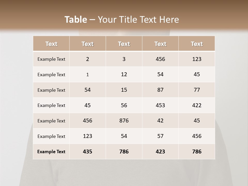 Neutral Face Psychology PowerPoint Template
