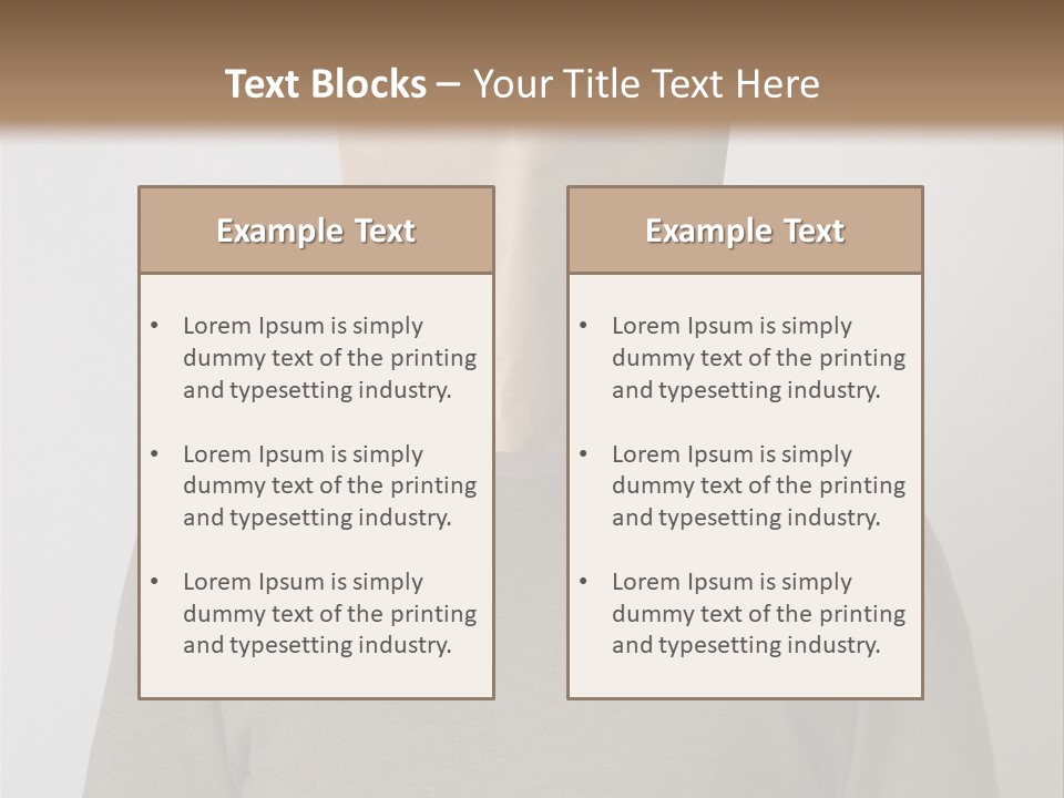 Neutral Face Psychology PowerPoint Template