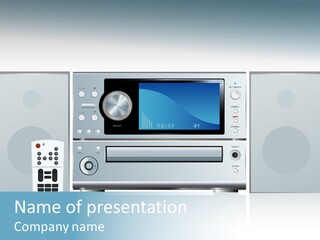 Video Display Bright PowerPoint Template