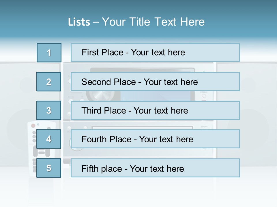 Video Display Bright PowerPoint Template