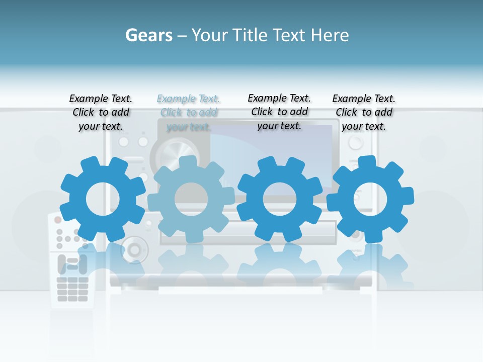 Video Display Bright PowerPoint Template