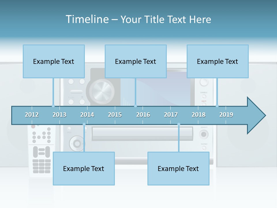 Video Display Bright PowerPoint Template