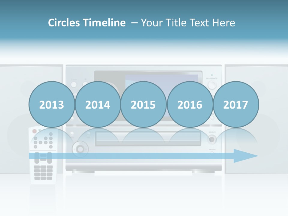 Video Display Bright PowerPoint Template