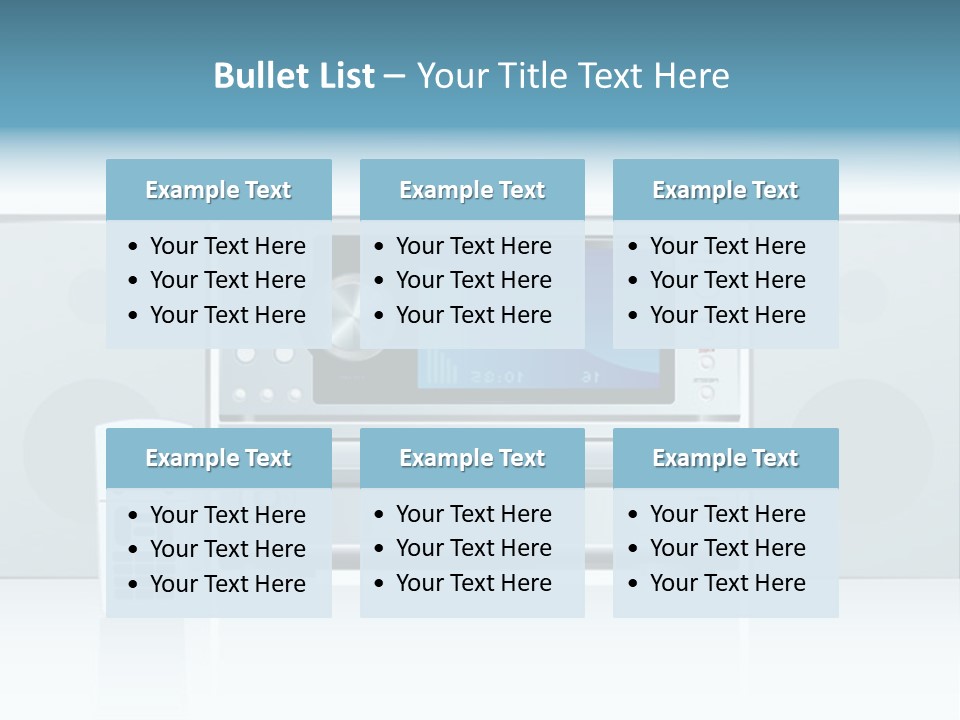 Video Display Bright PowerPoint Template