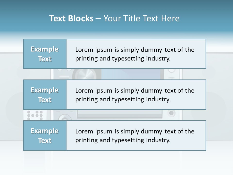 Video Display Bright PowerPoint Template