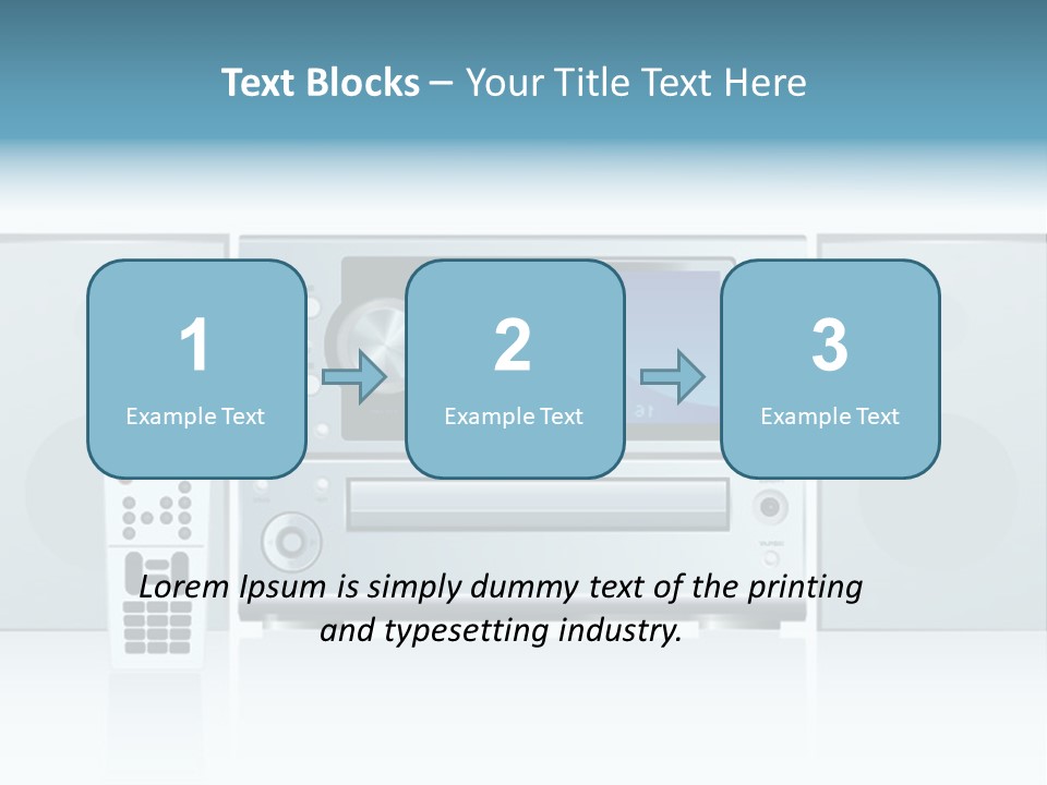 Video Display Bright PowerPoint Template
