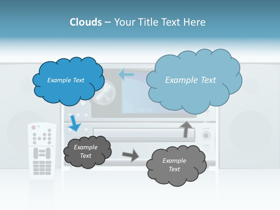 Video Display Bright PowerPoint Template