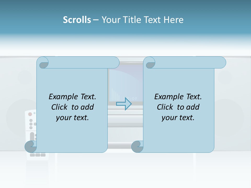 Video Display Bright PowerPoint Template