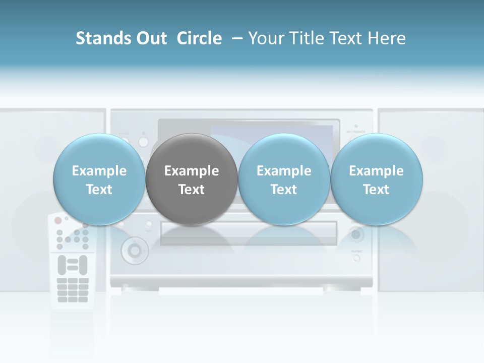 Video Display Bright PowerPoint Template