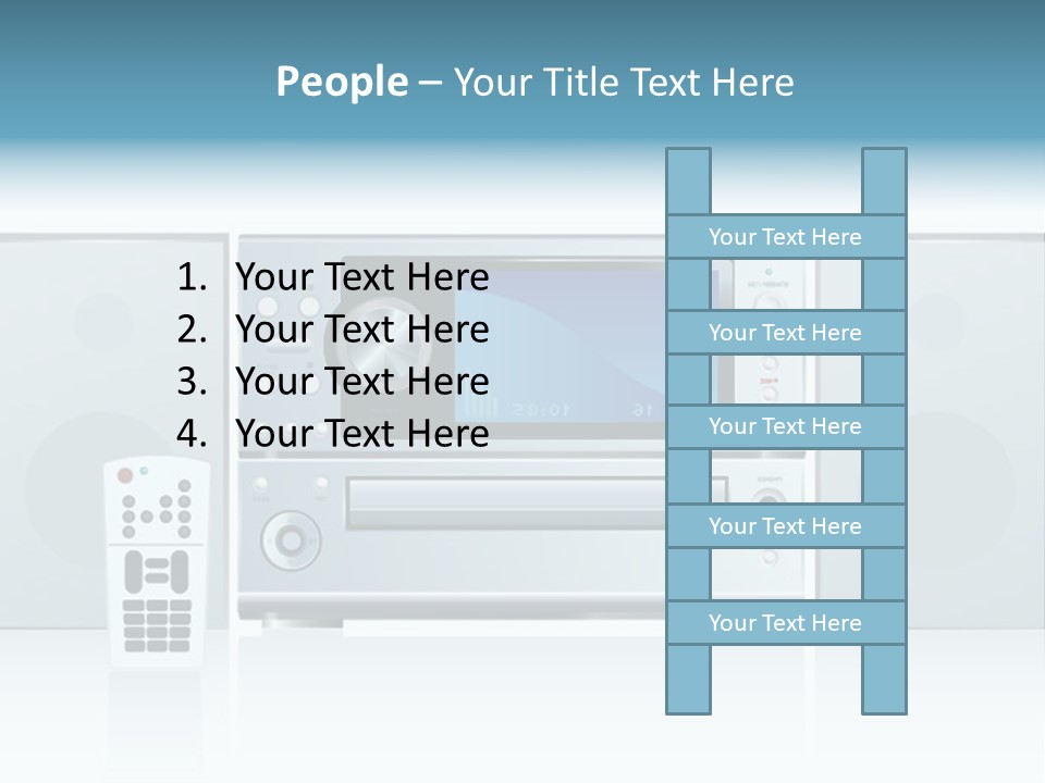 Video Display Bright PowerPoint Template