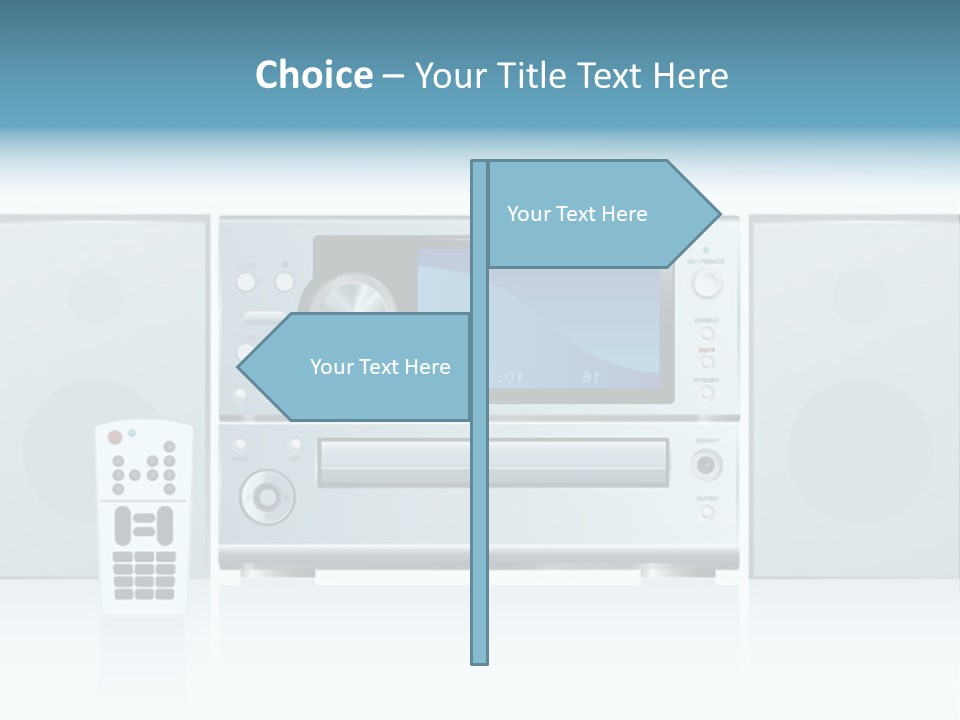 Video Display Bright PowerPoint Template