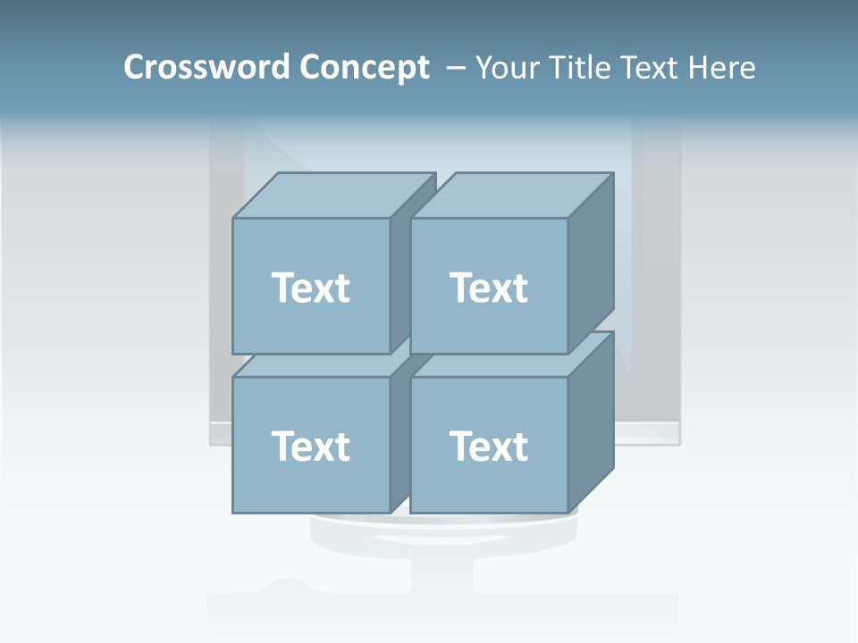 Computer Monitor Flat Monitor PowerPoint Template